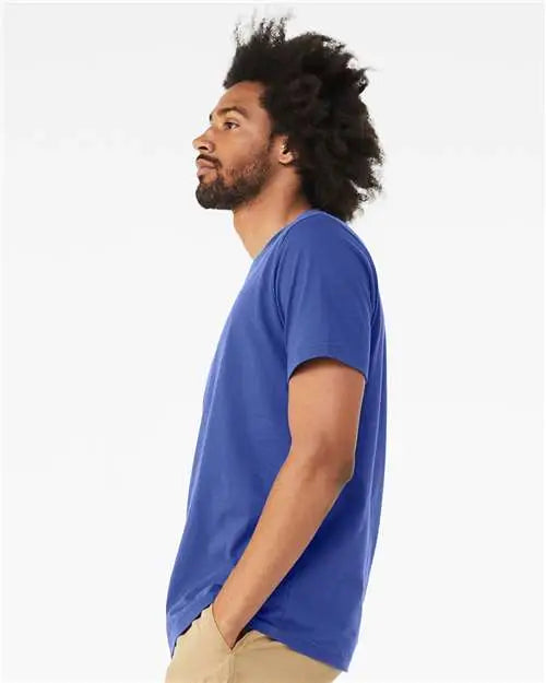 Bella + Canvas 3001cvc Cvc Jersey Tee - Solid True Royal Blend