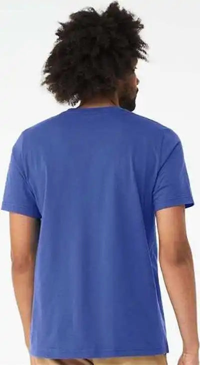Bella + Canvas 3001cvc Cvc Jersey Tee Solid True Royal Blend