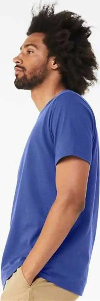 Bella + Canvas 3001cvc Cvc Jersey Tee Solid True Royal Blend