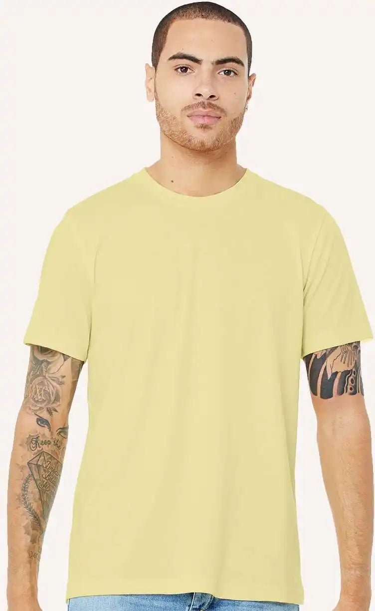 Bella + Canvas 3001cvc Unisex Cvc Jersey Tee Heather French Vanilla