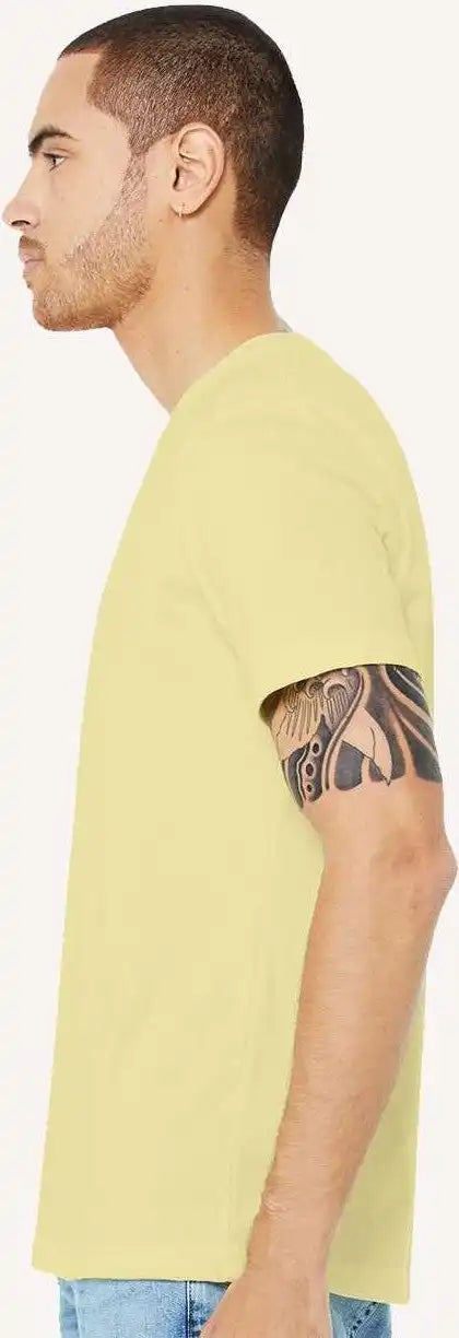 Bella + Canvas 3001cvc Unisex Cvc Jersey Tee Heather French Vanilla