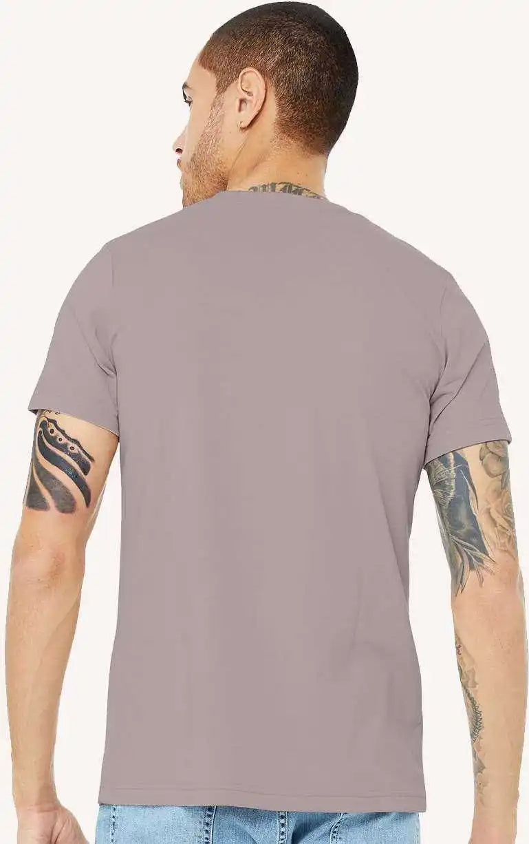Bella + Canvas 3001cvc Unisex Cvc Jersey Tee Heather Pink Gravel