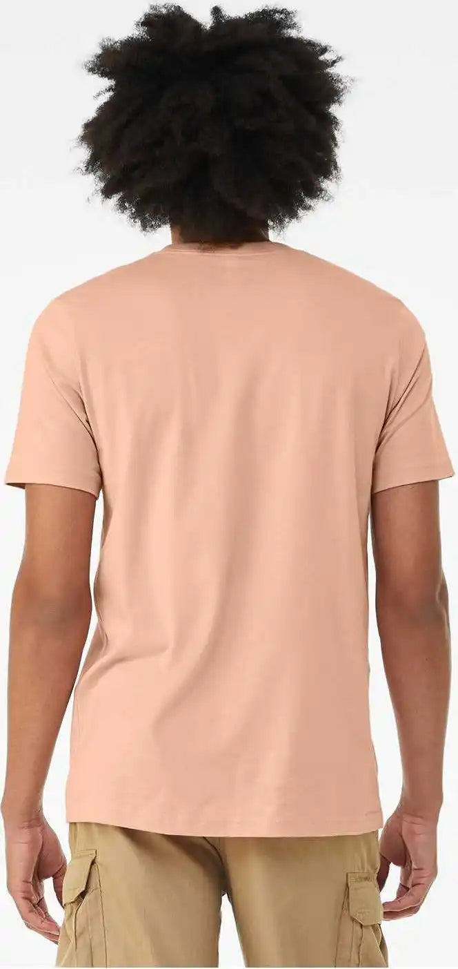 Bella + Canvas 3001cvc Unisex Cvc Jersey Tee - Heather Pink