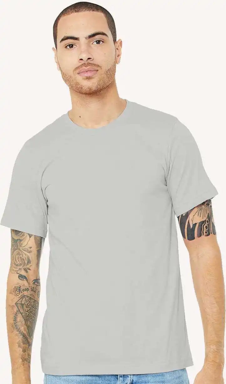 Bella + Canvas 3001cvc Unisex Cvc Jersey Tee - Heather Silver