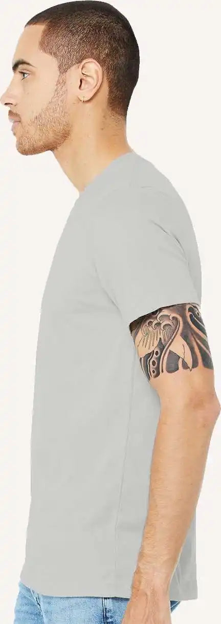 Bella + Canvas 3001cvc Unisex Cvc Jersey Tee - Heather Silver