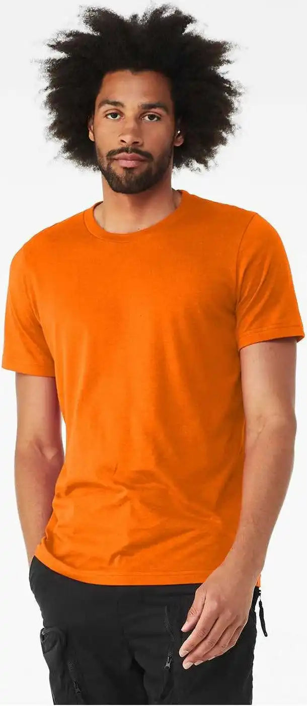 Bella + Canvas 3001cvc Unisex Cvc Jersey Tee - Neon Orange