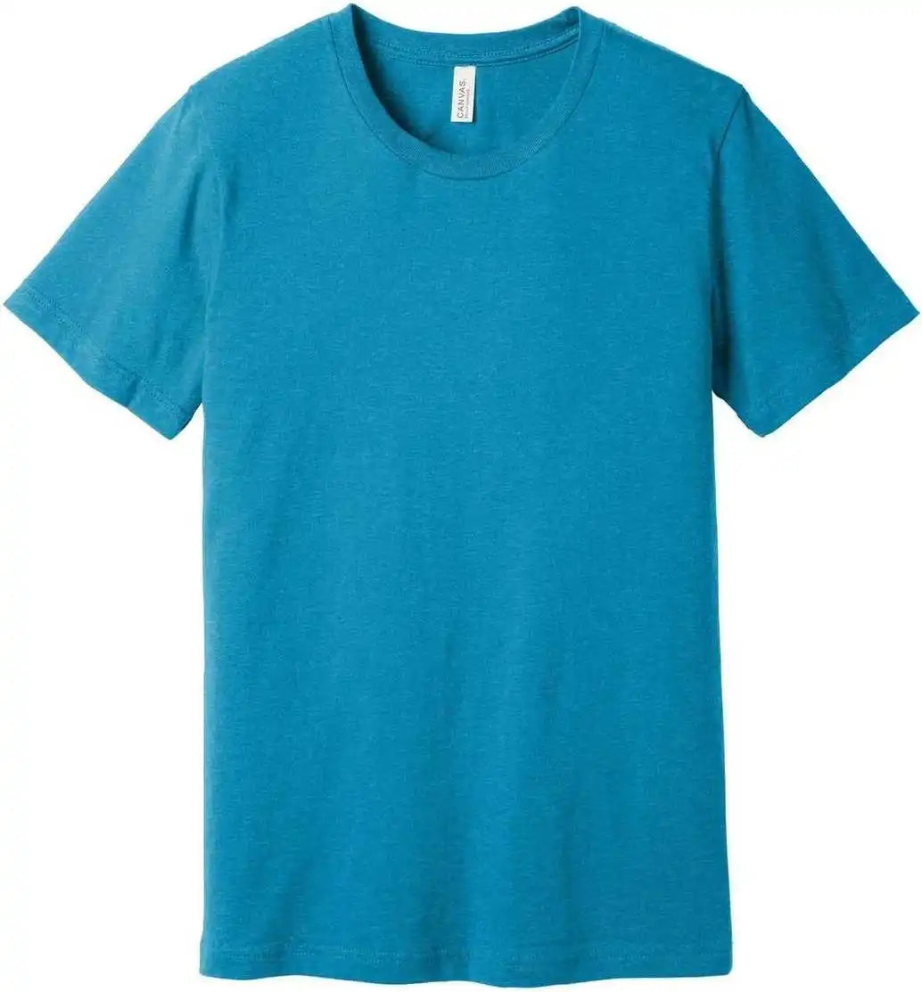 Bella + Canvas 3001cvc Unisex Heather Cvc Short Sleeve Tee Aqua