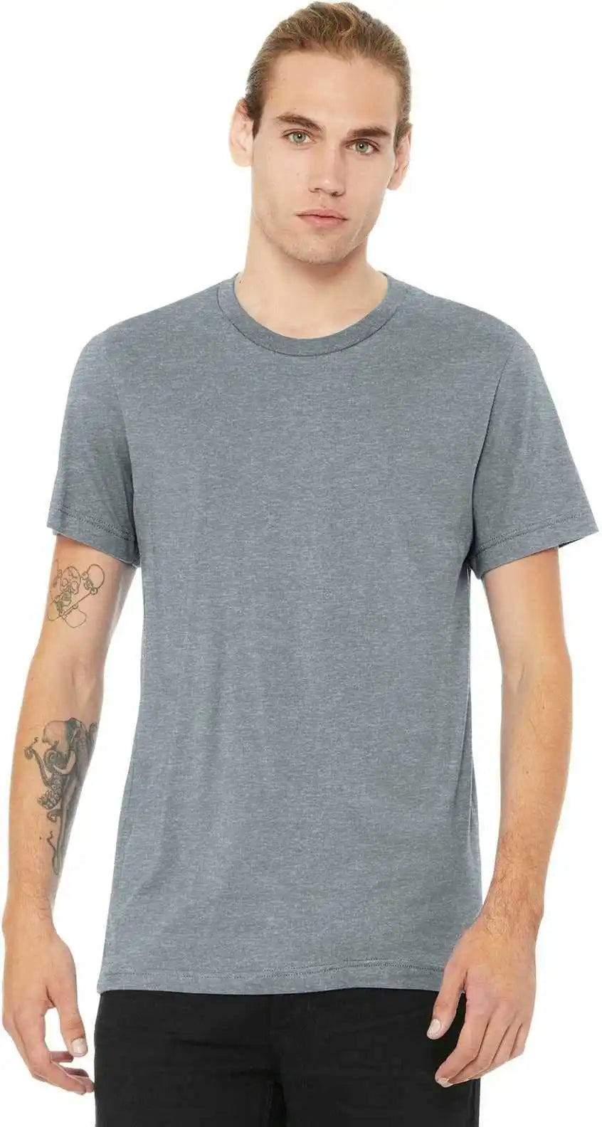 Bella + Canvas 3001cvc Unisex Heather Cvc Short Sleeve Tee Athletic