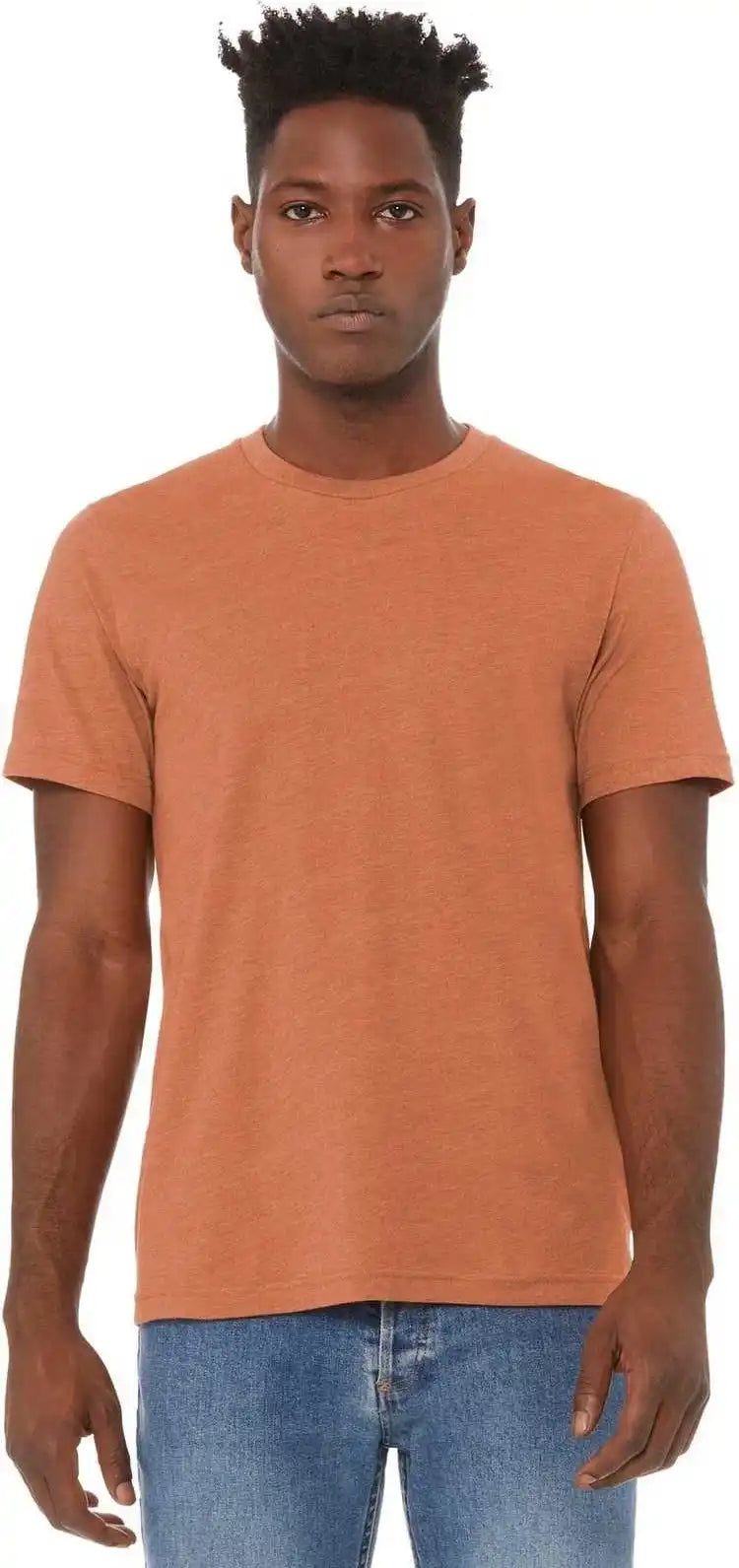 Bella + Canvas 3001cvc Unisex Heather Cvc Short Sleeve Tee Autumn