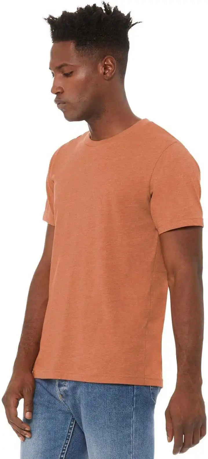 Bella + Canvas 3001cvc Unisex Heather Cvc Short Sleeve Tee Autumn