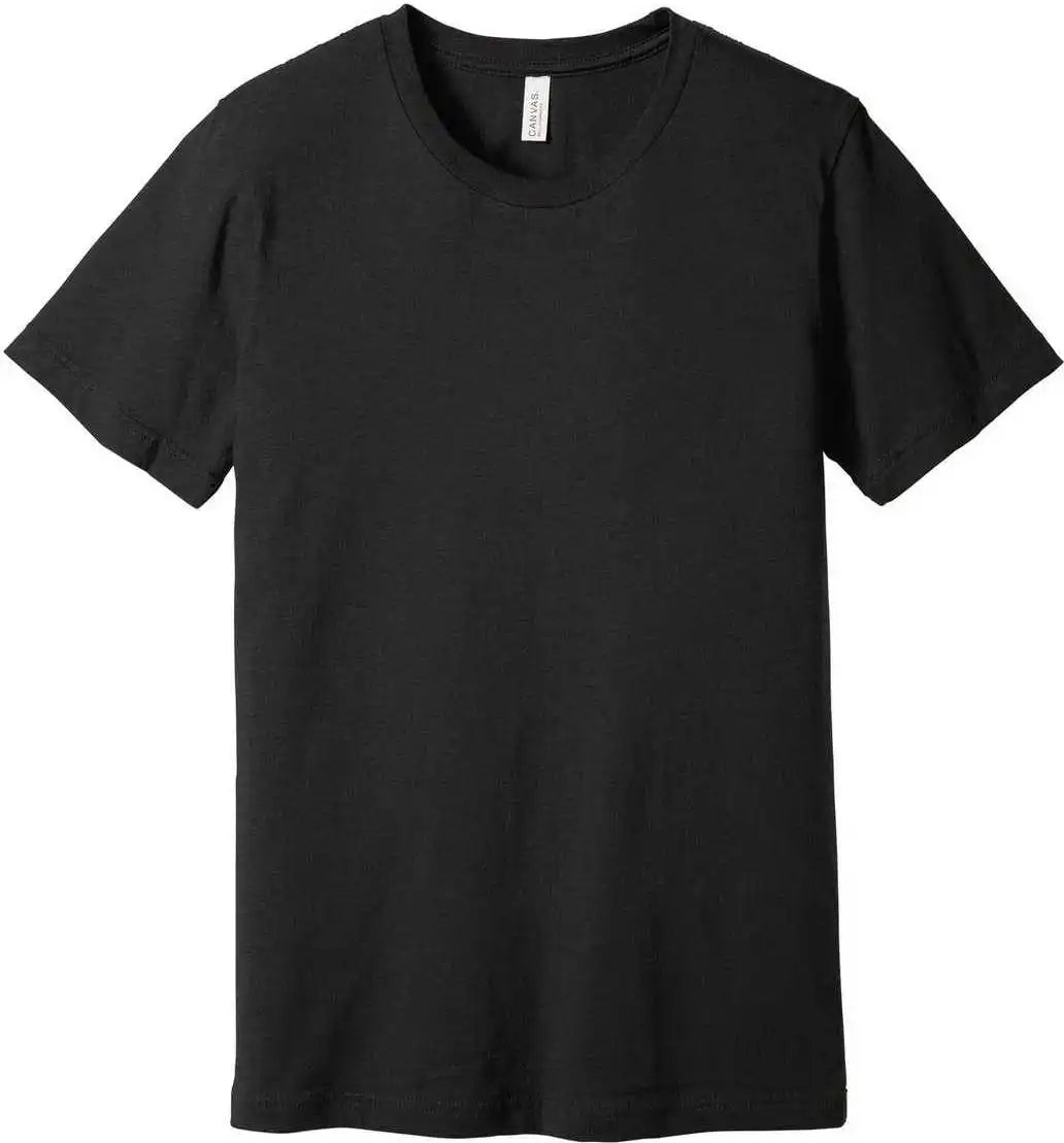 Bella + Canvas 3001cvc Unisex Heather Cvc Short Sleeve Tee Black