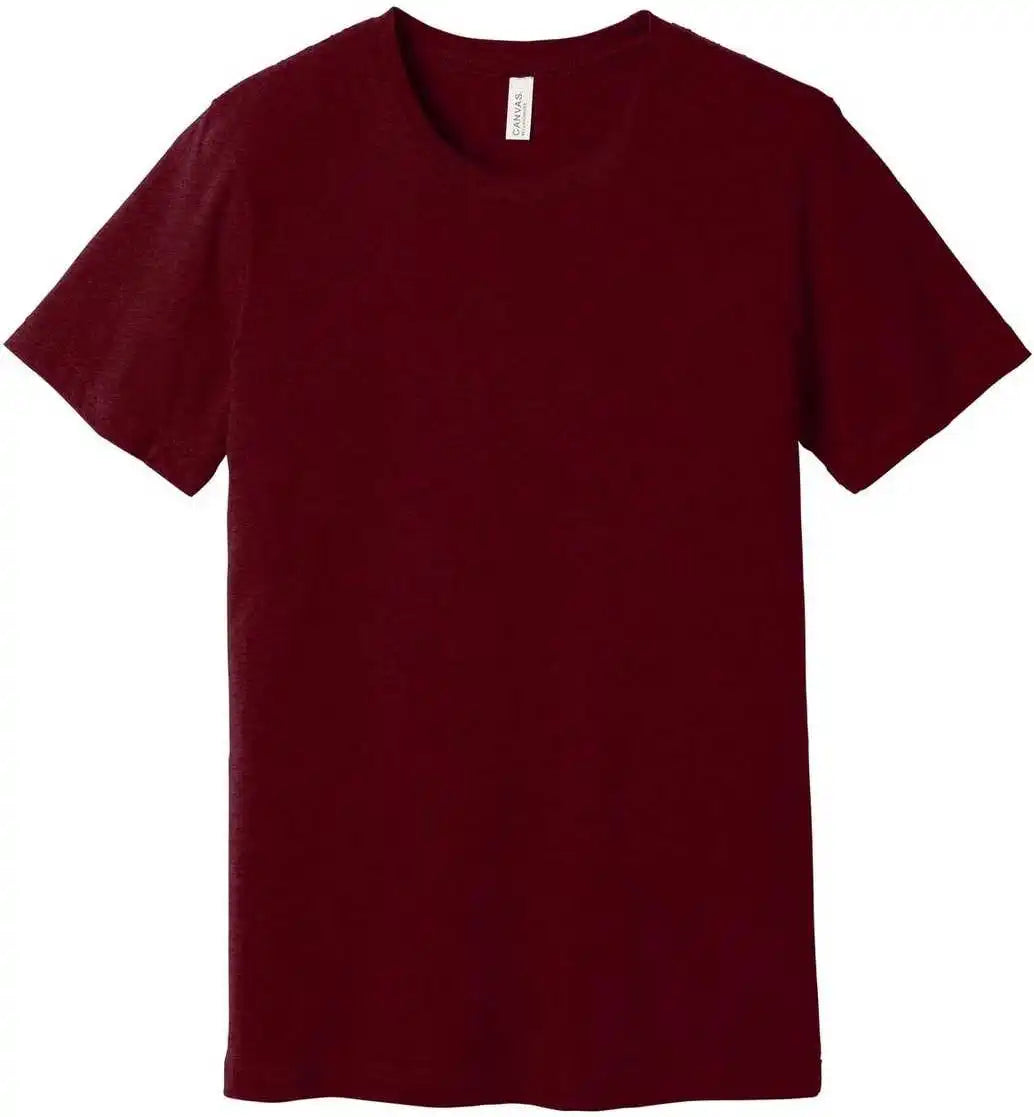 Bella + Canvas 3001cvc Unisex Heather Cvc Short Sleeve Tee Cardinal