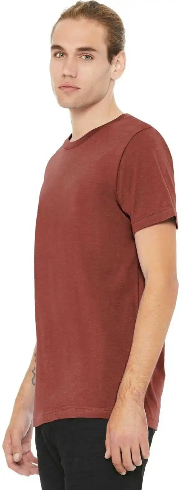 Bella + Canvas 3001cvc Unisex Heather Cvc Short Sleeve Tee Clay