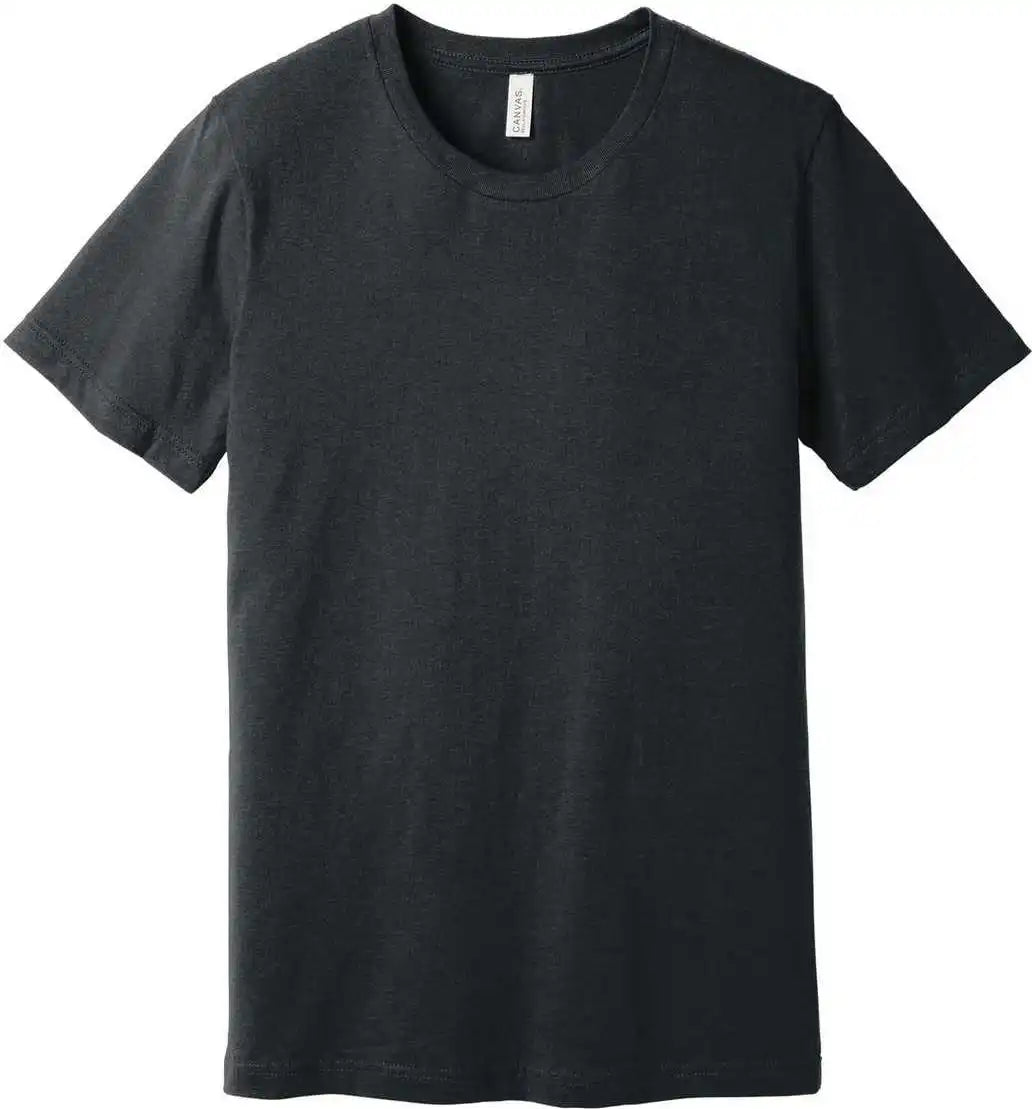 Bella + Canvas 3001cvc Unisex Heather Cvc Short Sleeve Tee Dark Gray