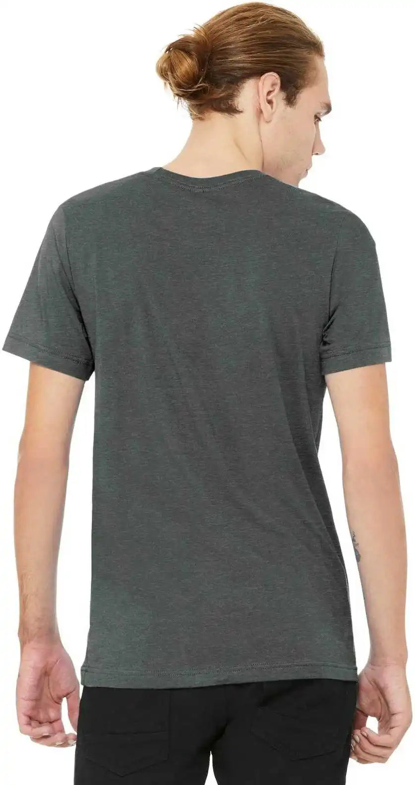 Bella + Canvas 3001cvc Unisex Heather Cvc Short Sleeve Tee Deep