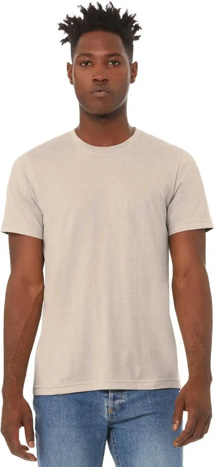 Bella + Canvas 3001cvc Unisex Heather Cvc Short Sleeve Tee Dust