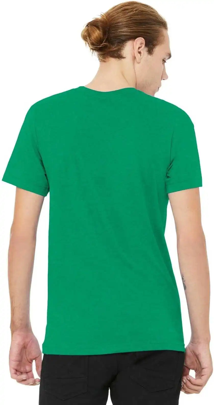 Bella + Canvas 3001cvc Unisex Heather Cvc Short Sleeve Tee Kelly