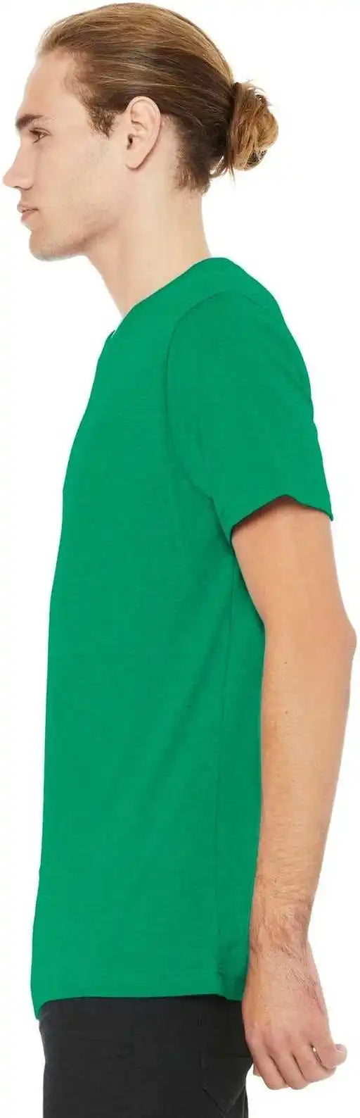 Bella + Canvas 3001cvc Unisex Heather Cvc Short Sleeve Tee Kelly
