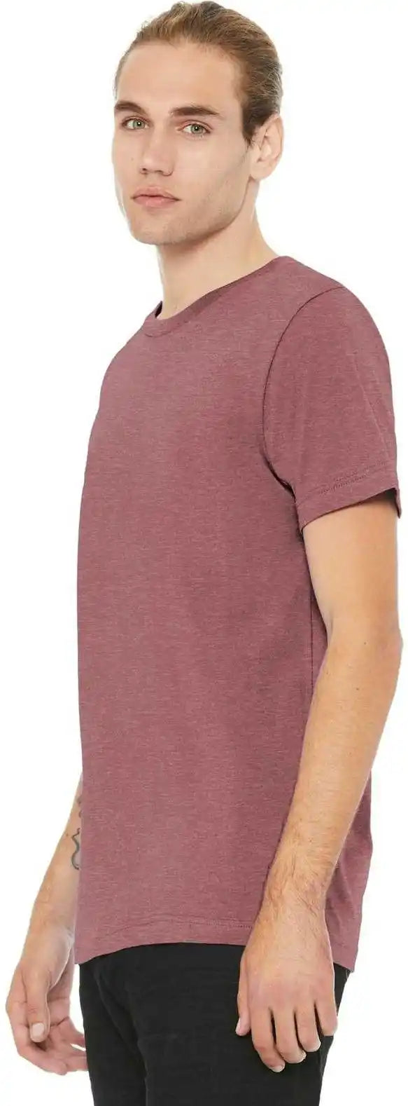 Bella + Canvas 3001cvc Unisex Heather Cvc Short Sleeve Tee - Mauve