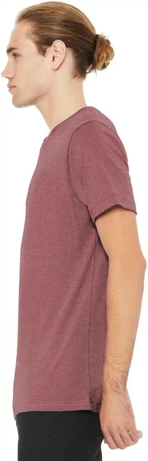 Bella + Canvas 3001cvc Unisex Heather Cvc Short Sleeve Tee - Mauve