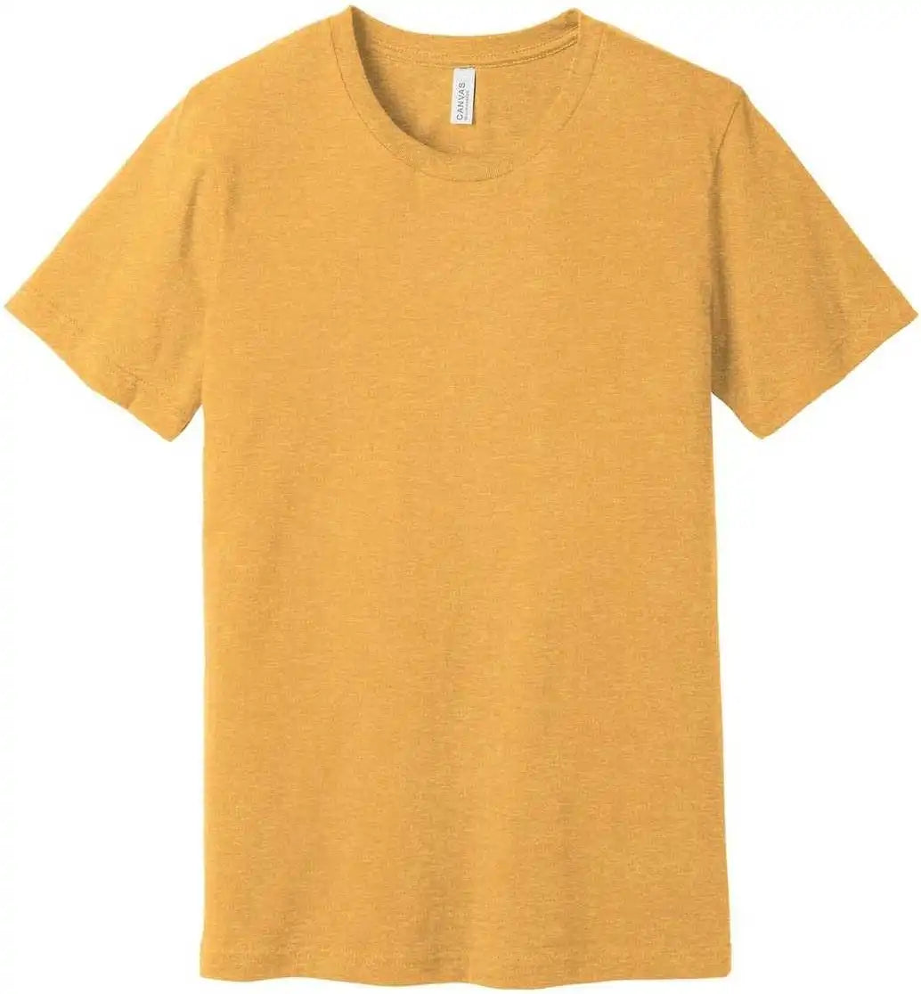 Bella + Canvas 3001cvc Unisex Heather Cvc Short Sleeve Tee Mustard