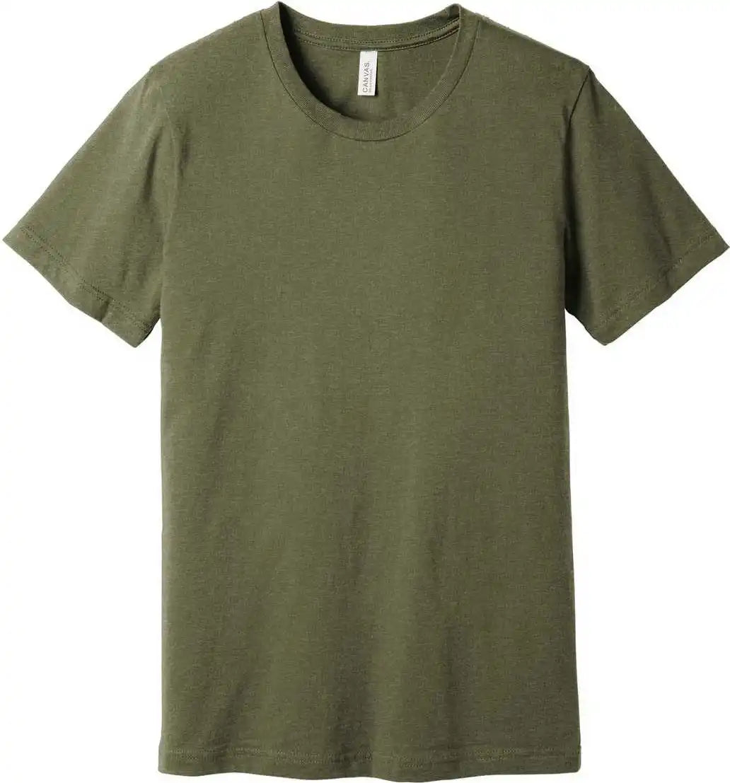 Bella + Canvas 3001cvc Unisex Heather Cvc Short Sleeve Tee Olive