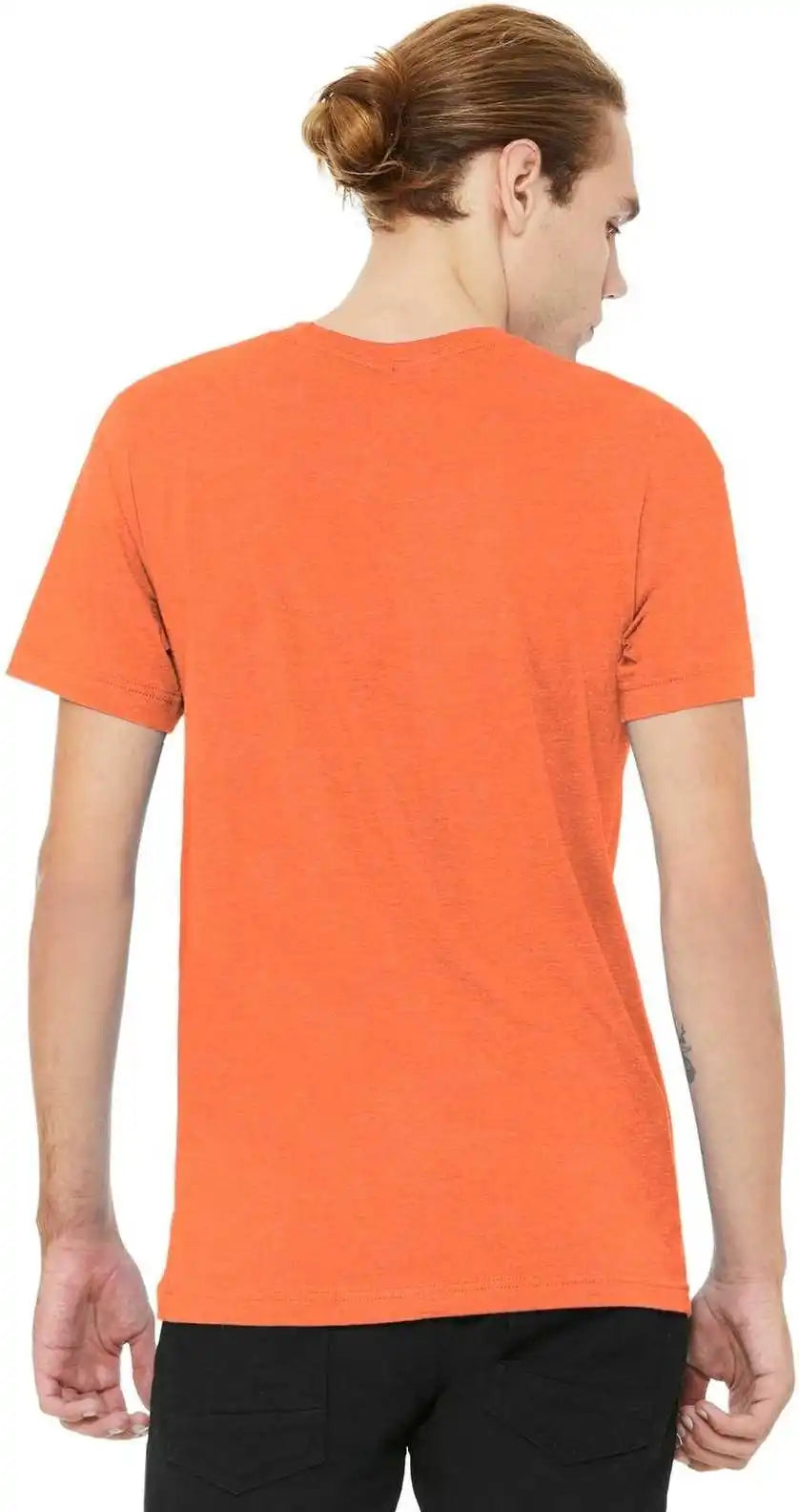 Bella + Canvas 3001cvc Unisex Heather Cvc Short Sleeve Tee Orange