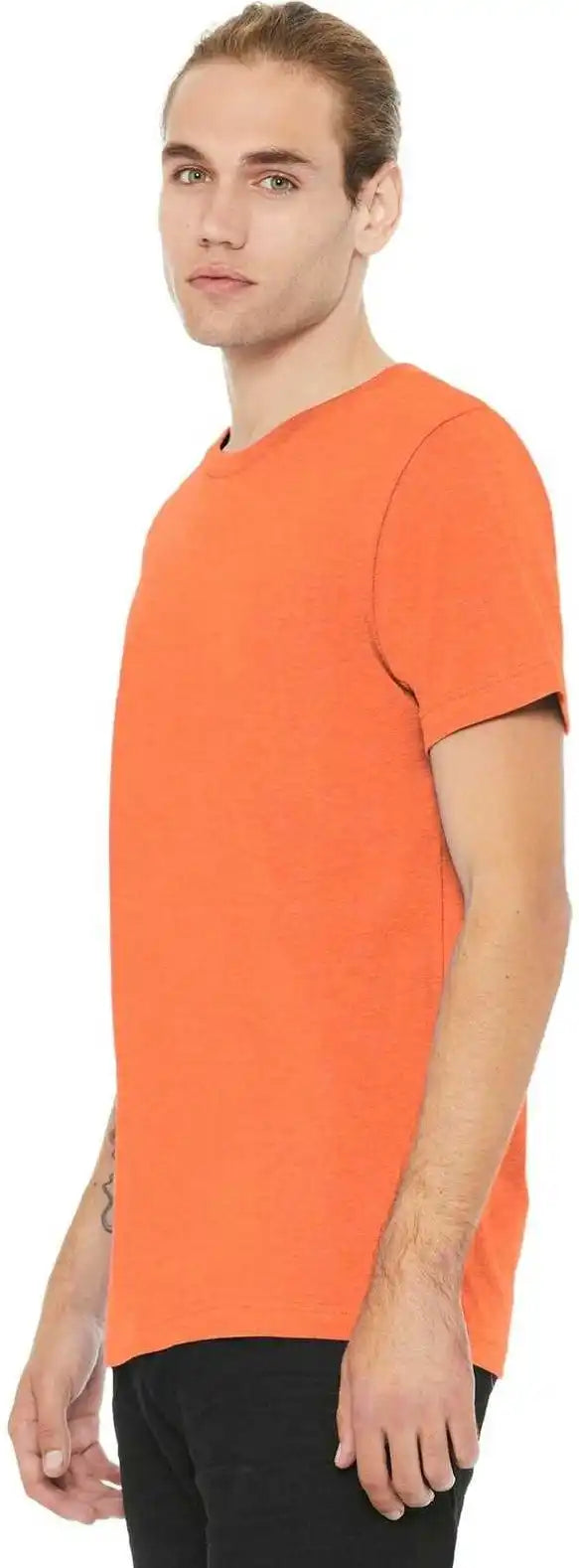 Bella + Canvas 3001cvc Unisex Heather Cvc Short Sleeve Tee Orange