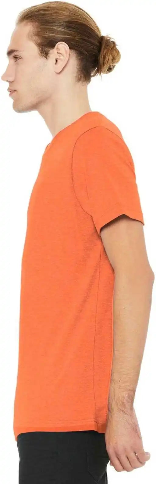Bella + Canvas 3001cvc Unisex Heather Cvc Short Sleeve Tee Orange