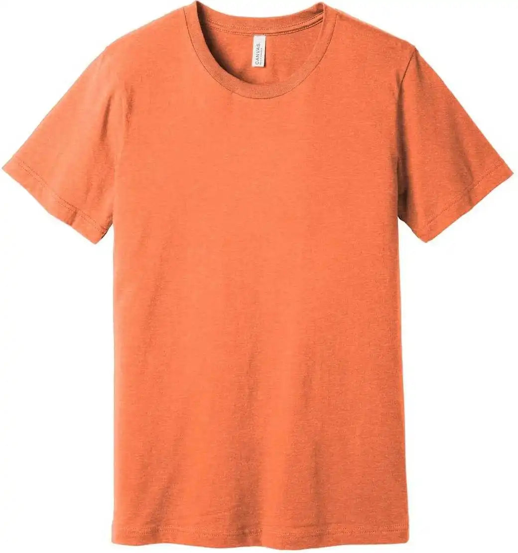 Bella + Canvas 3001cvc Unisex Heather Cvc Short Sleeve Tee Orange