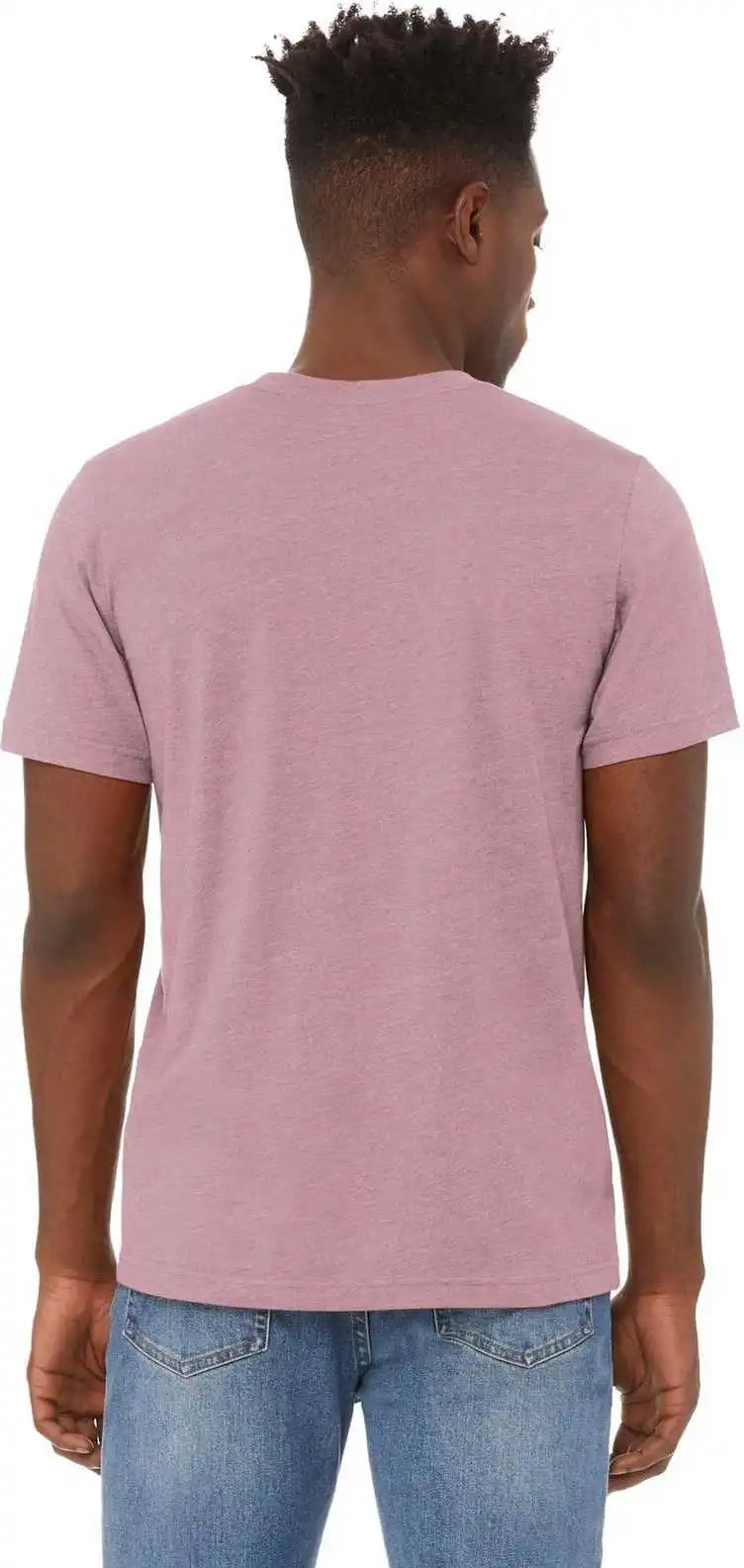 Bella + Canvas 3001cvc Unisex Heather Cvc Short Sleeve Tee - Orchid