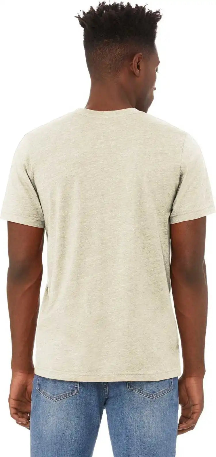 Bella + Canvas 3001cvc Unisex Heather Cvc Short Sleeve Tee Prism Natural