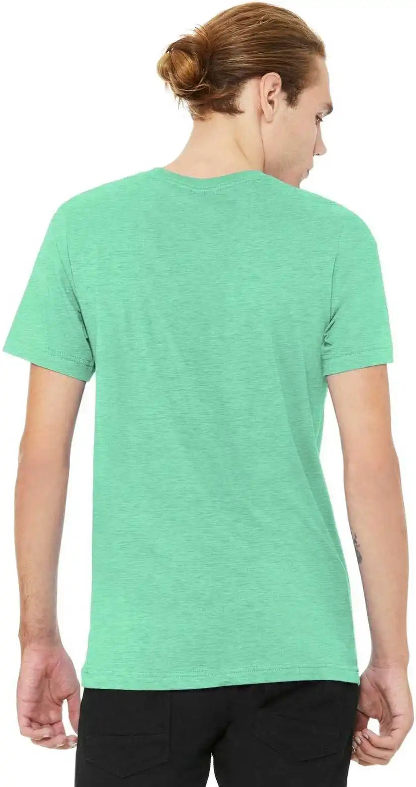 Bella + Canvas 3001cvc Unisex Heather Cvc Short Sleeve Tee Prism Mint