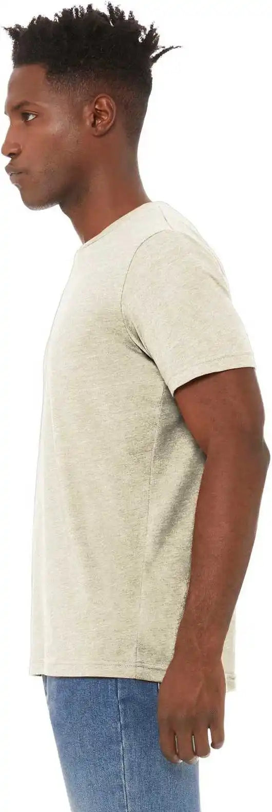 Bella + Canvas 3001cvc Unisex Heather Cvc Short Sleeve Tee Prism Natural