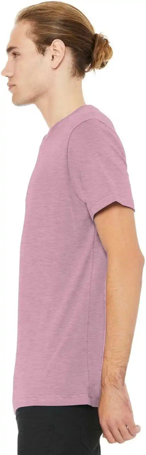 Bella + Canvas 3001cvc Unisex Heather Cvc Short Sleeve Tee Prism Lilac