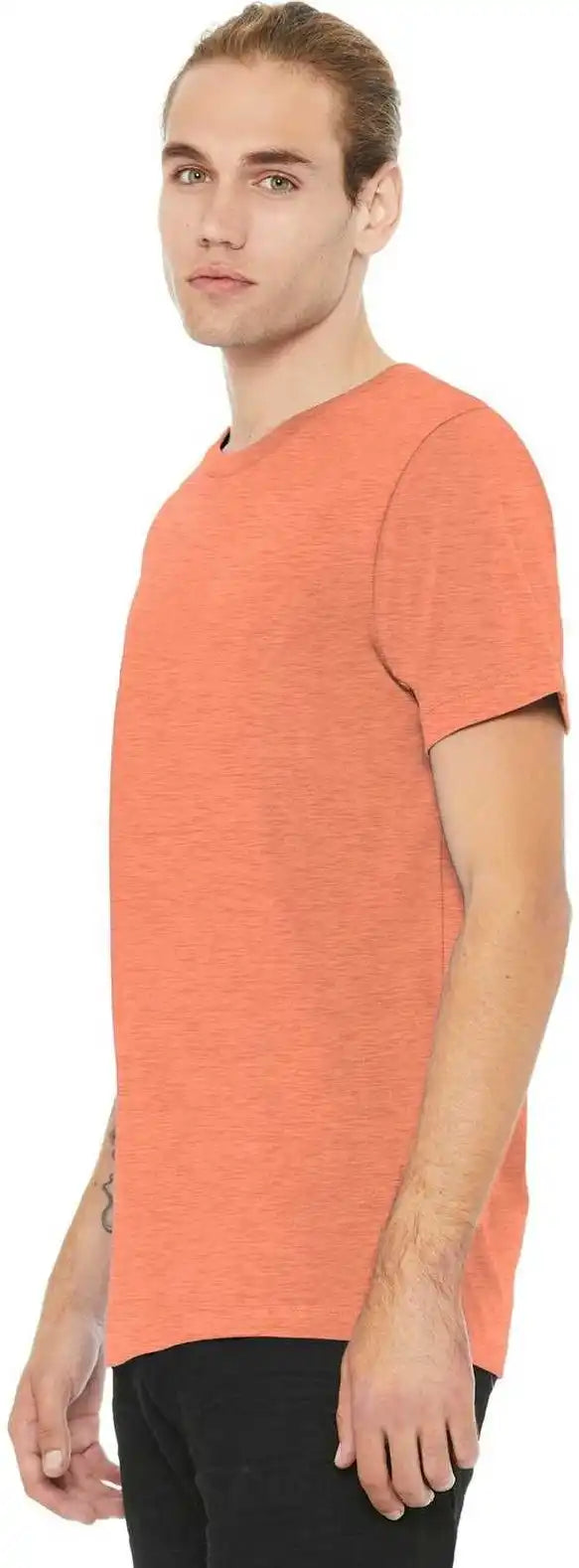 Bella + Canvas 3001cvc Unisex Heather Cvc Short Sleeve Tee Prism Sunset