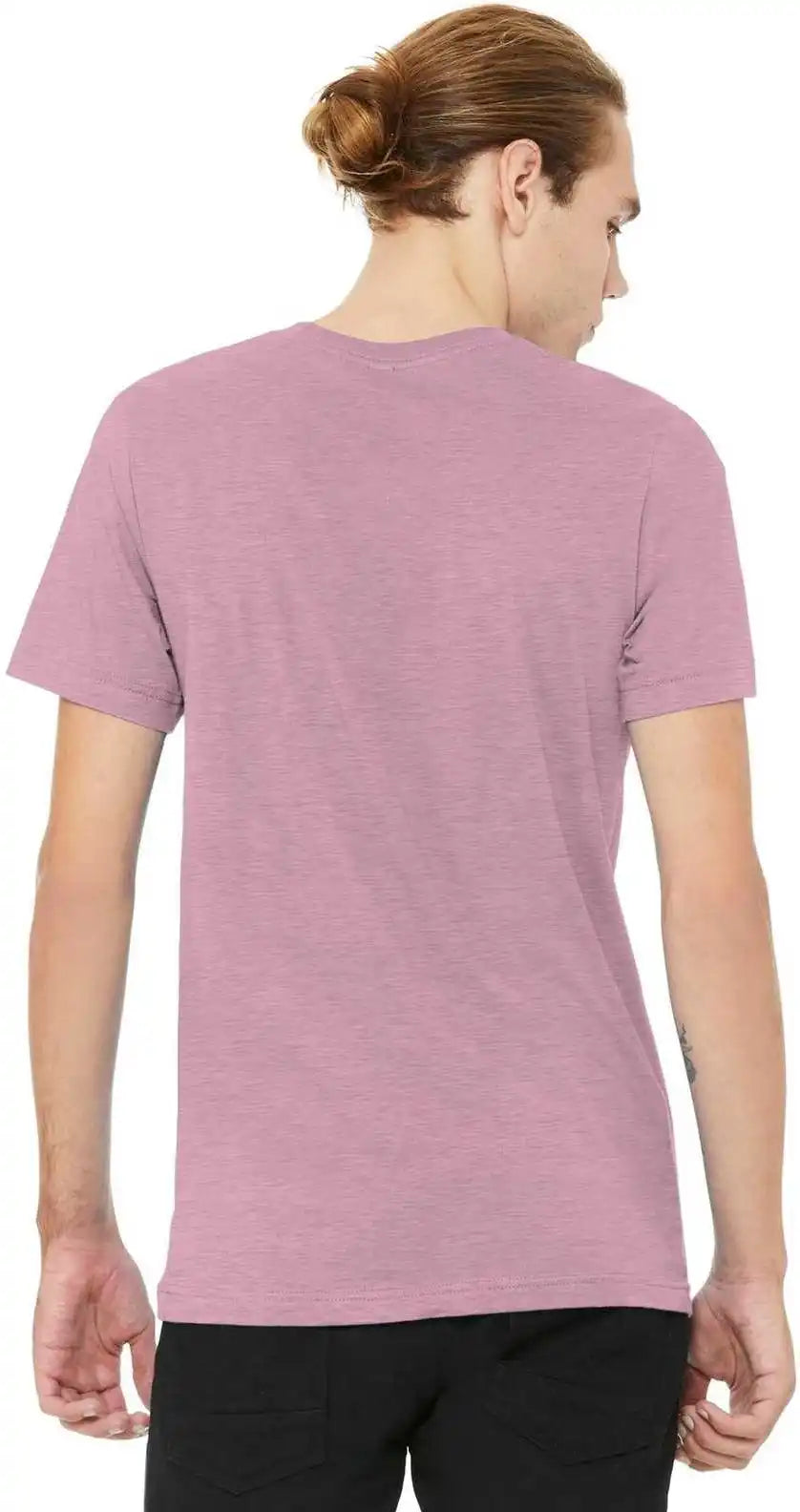 Bella + Canvas 3001cvc Unisex Heather Cvc Short Sleeve Tee Prism Lilac