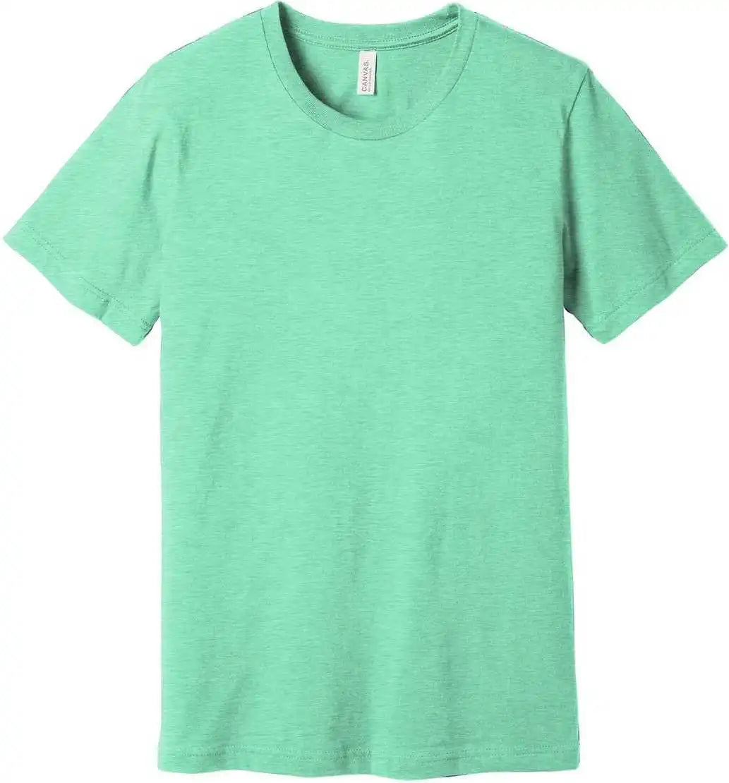 Bella + Canvas 3001cvc Unisex Heather Cvc Short Sleeve Tee Prism Mint