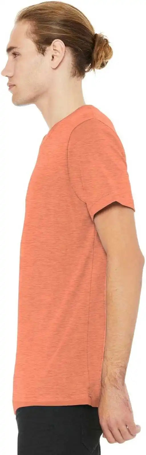 Bella + Canvas 3001cvc Unisex Heather Cvc Short Sleeve Tee Prism Sunset