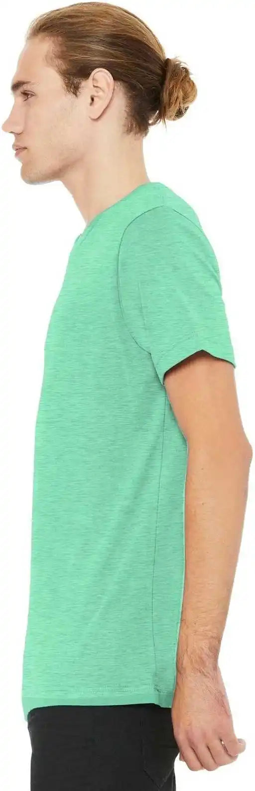 Bella + Canvas 3001cvc Unisex Heather Cvc Short Sleeve Tee Prism Mint