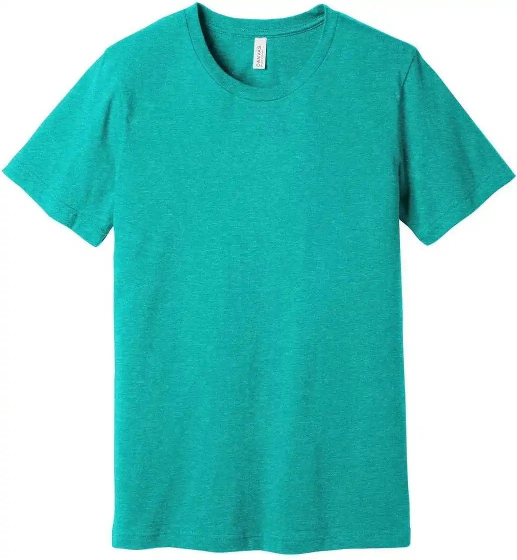 Bella + Canvas 3001cvc Unisex Heather Cvc Short Sleeve Tee Sea Green