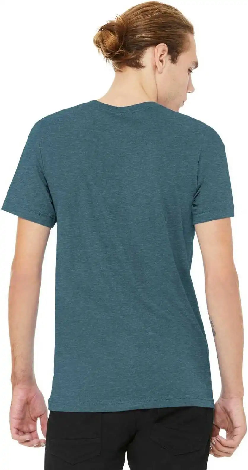 Bella + Canvas 3001cvc Unisex Heather Cvc Short Sleeve Tee - Slate