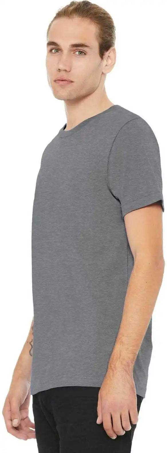 Bella + Canvas 3001cvc Unisex Heather Cvc Short Sleeve Tee Storm
