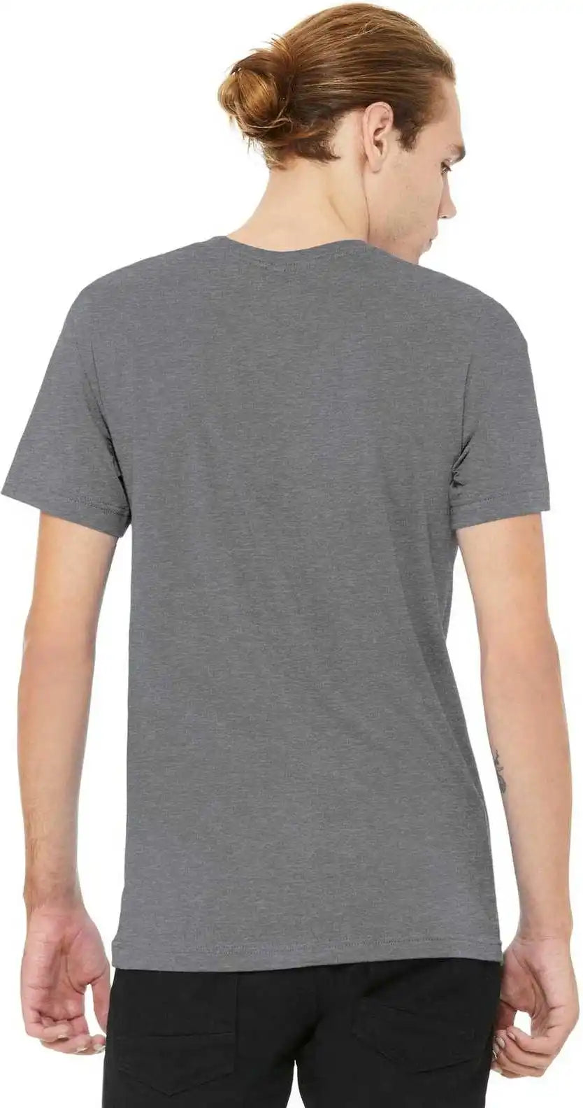 Bella + Canvas 3001cvc Unisex Heather Cvc Short Sleeve Tee - Storm