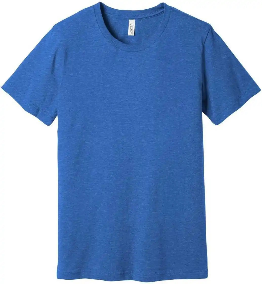 Bella + Canvas 3001cvc Unisex Heather Cvc Short Sleeve Tee True Royal
