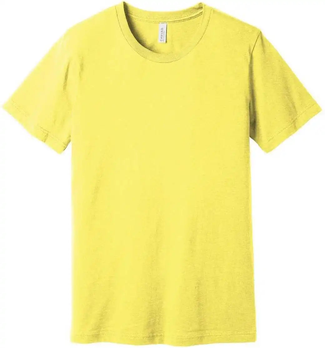Bella + Canvas 3001cvc Unisex Heather Cvc Short Sleeve Tee - Yellow