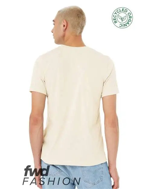 Bella + Canvas 3001rcy Fwd Fashion Jersey Recycled Organic Tee - 3001rcy - Heather Natural - Xs