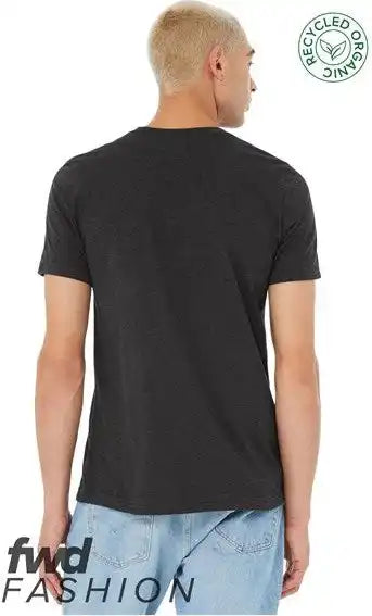 Bella + Canvas 3001rcy Fwd Fashion Jersey Recycled Organic Tee - 3001rcy - Dark Grey Heather - Xs