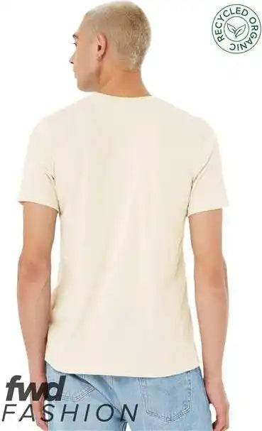 Bella + Canvas 3001rcy Fwd Fashion Unisex Jersey Recycled Organic Tee - Heather Natural