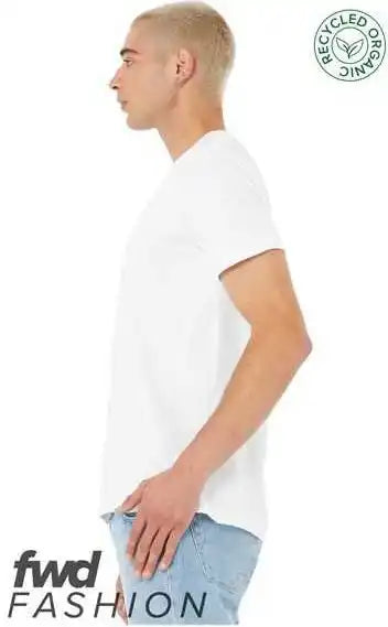 Bella + Canvas 3001rcy Fwd Fashion Unisex Jersey Recycled Organic Tee Solid White Blend